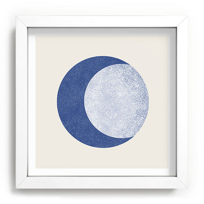 Moon Crescent - Blue Framed Art Print Gallery Image 114