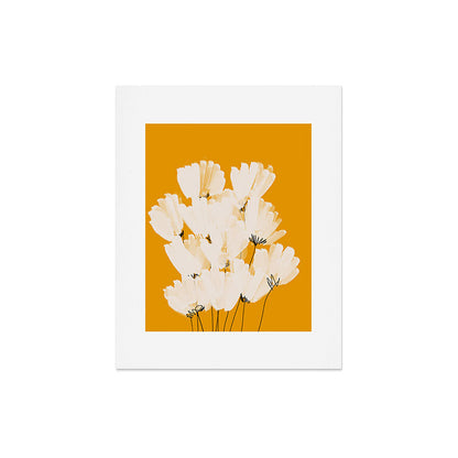 Flowers In Tangerine Art Print Gallery Image 6