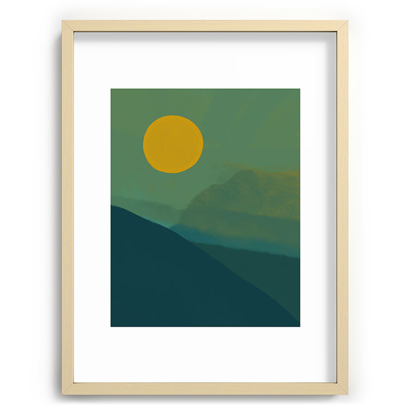 The Hills Felt Green That Evening Framed Art Print Gallery Image 100