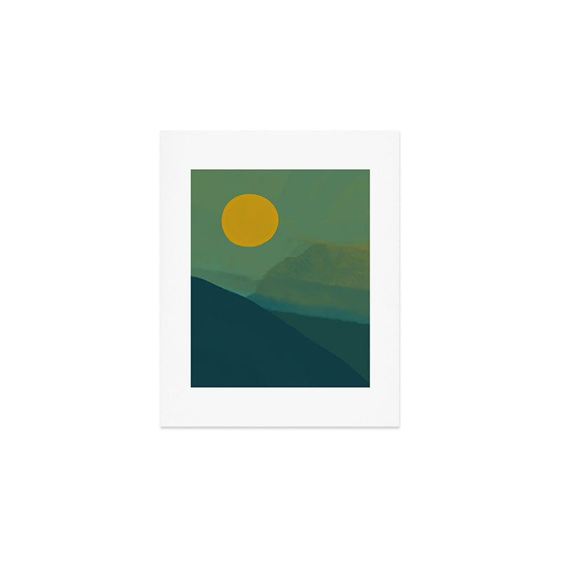 The Hills Felt Green That Evening Art Print Gallery Image 1