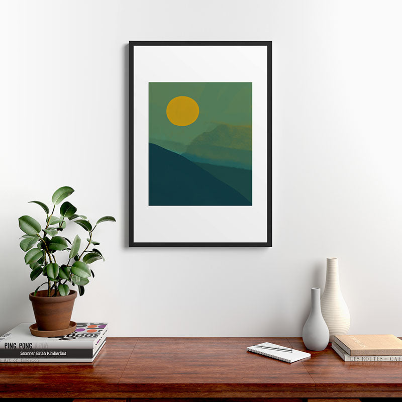 The Hills Felt Green That Evening Framed Art Print Gallery Image 8