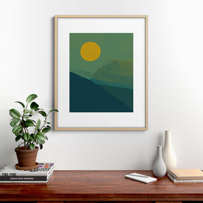 The Hills Felt Green That Evening Framed Art Print Gallery Image 29