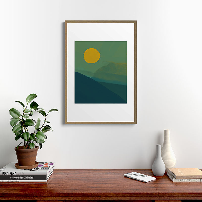 The Hills Felt Green That Evening Framed Art Print Gallery Image 18