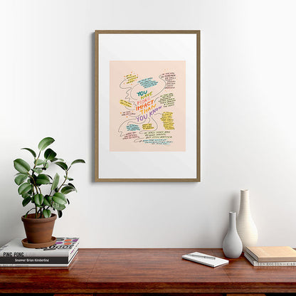 You have more impact than you know Framed Art Print Gallery Image 13