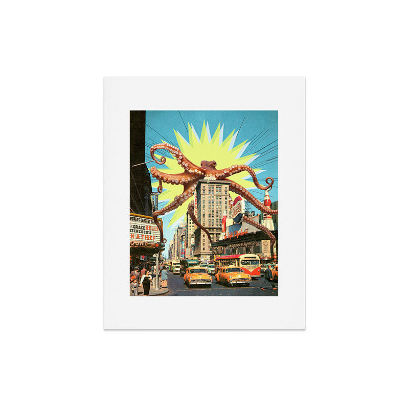 Attack of the Octopus Art Print Gallery Image 4