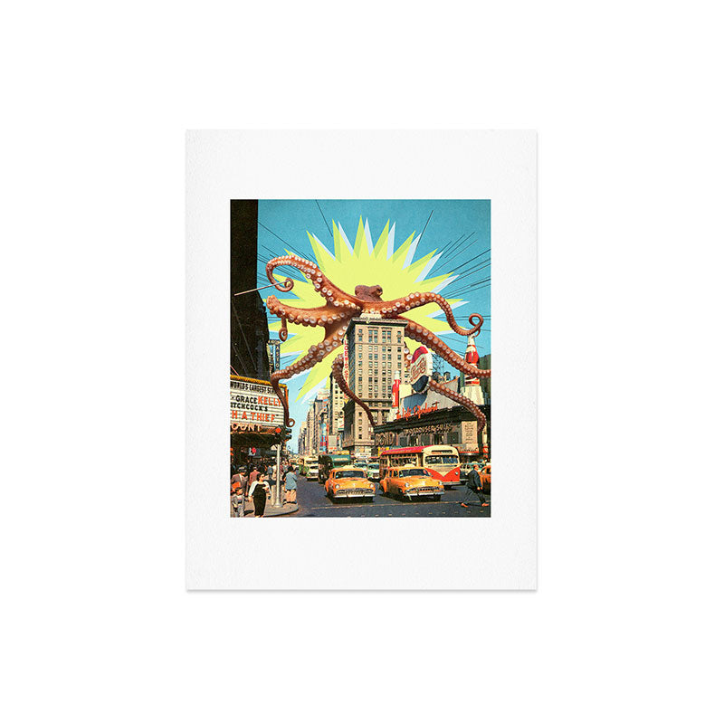 Attack of the Octopus Art Print Gallery Image 6