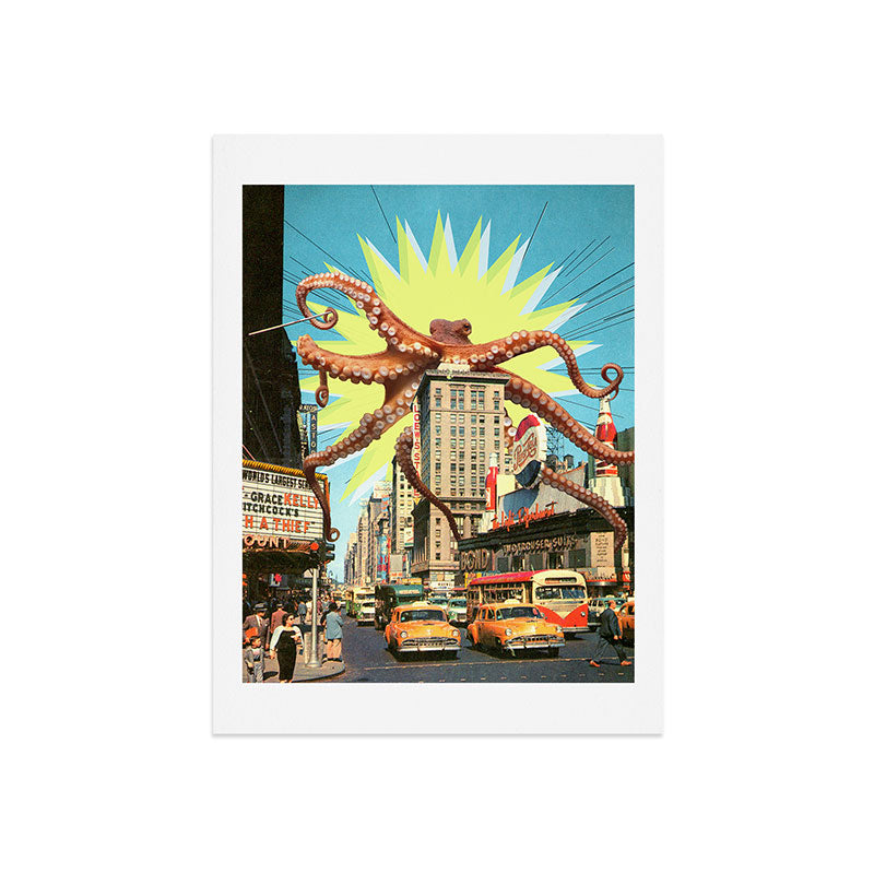 Attack of the Octopus Art Print Gallery Image 7