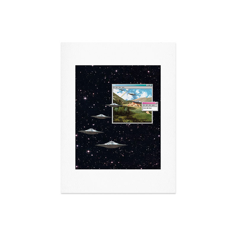 Ctrl+Alt+Del // Returning UFOs Art Print Gallery Image 6