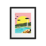 Invasion on vacation (Square) Framed Art Print Gallery Image 1