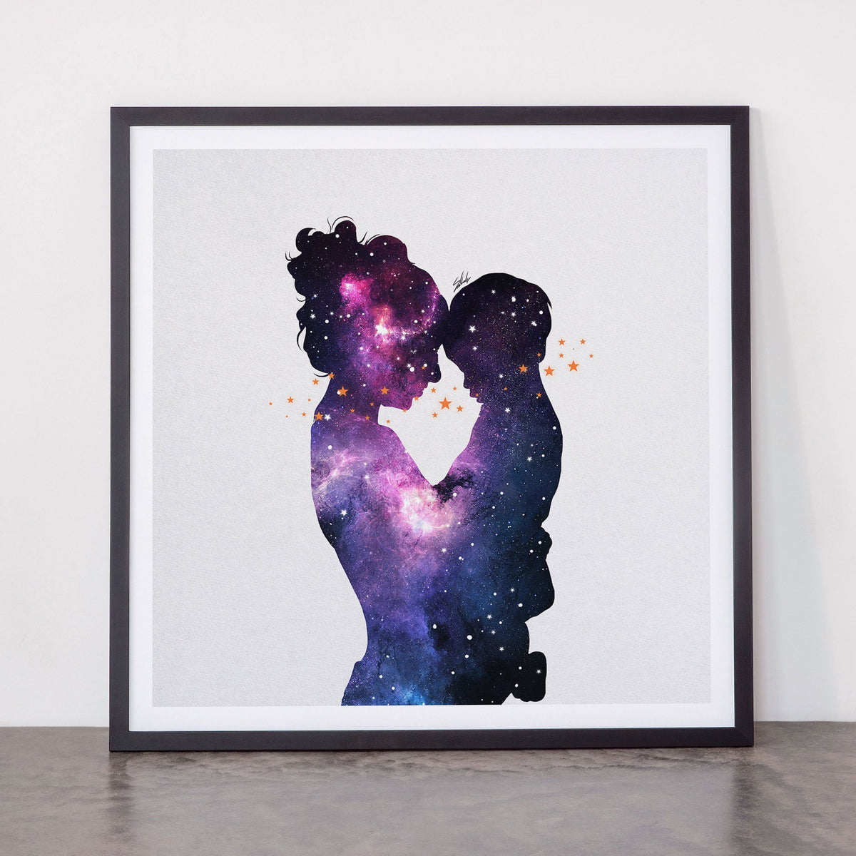 The first love. Framed Art Print Gallery Image 55