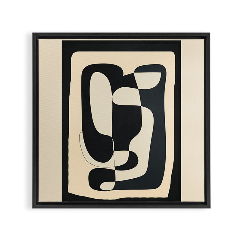 Abstract Geometry 4 Framed Canvas Print Gallery Image 2