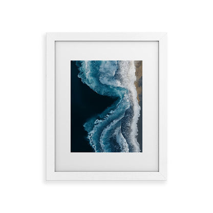 Aerial Ocean Waves - Coastal Wall Art Photography Framed Art Print Gallery Image 54
