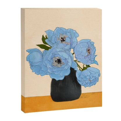Bouquet Gift Blue Canvas Print Gallery Image 2