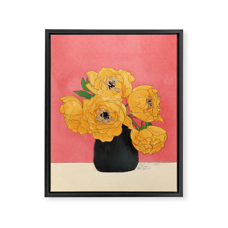 Bouquet Gift Sunny Framed Canvas Print Gallery Image 3