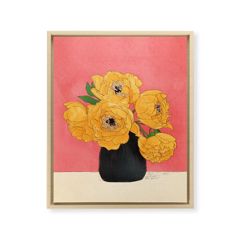 Bouquet Gift Sunny Framed Canvas Print Gallery Image 18