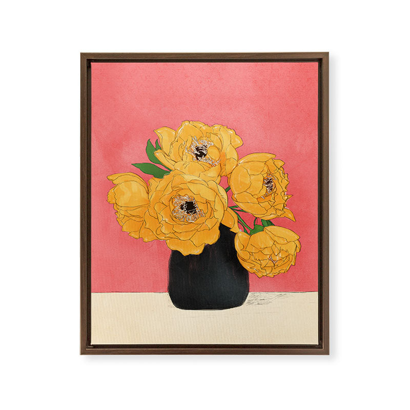 Bouquet Gift Sunny Framed Canvas Print Gallery Image 7