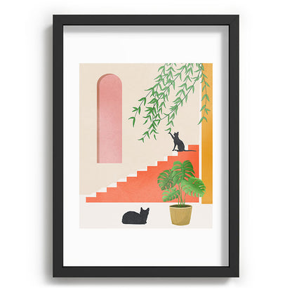 Cat Space II Framed Art Print Gallery Image 59