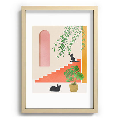 Cat Space II Framed Art Print Gallery Image 71
