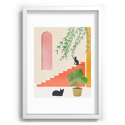 Cat Space II Framed Art Print Gallery Image 77
