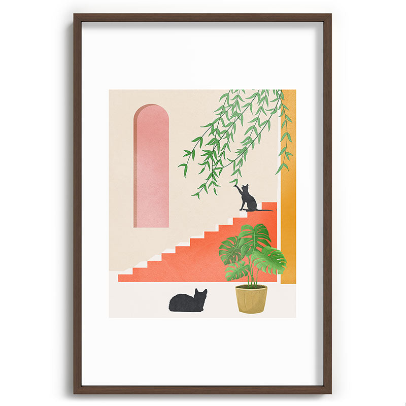 Cat Space II Framed Art Print Gallery Image 68