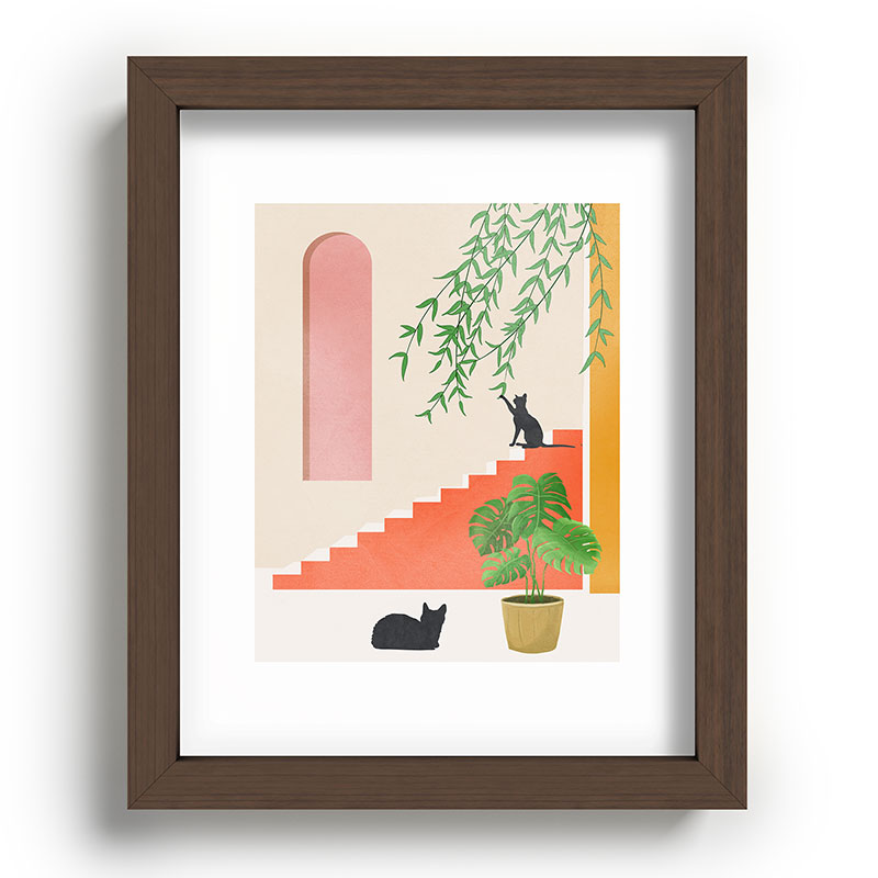 Cat Space II Framed Art Print Gallery Image 64