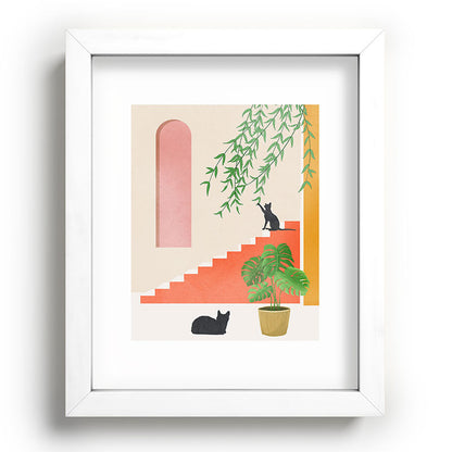 Cat Space II Framed Art Print Gallery Image 75