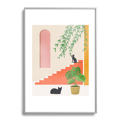 Cat Space II Framed Art Print Gallery Image 97