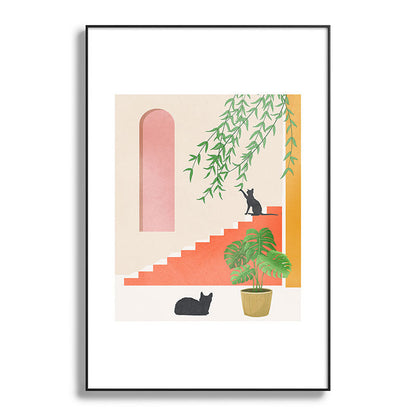 Cat Space II Framed Art Print Gallery Image 87
