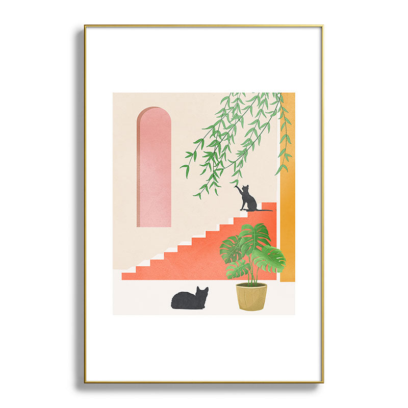 Cat Space II Framed Art Print Gallery Image 93