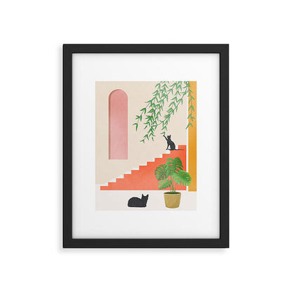 Cat Space II Framed Art Print Gallery Image 4