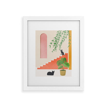 Cat Space II Framed Art Print Gallery Image 51