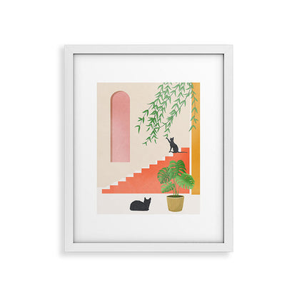 Cat Space II Framed Art Print Gallery Image 25