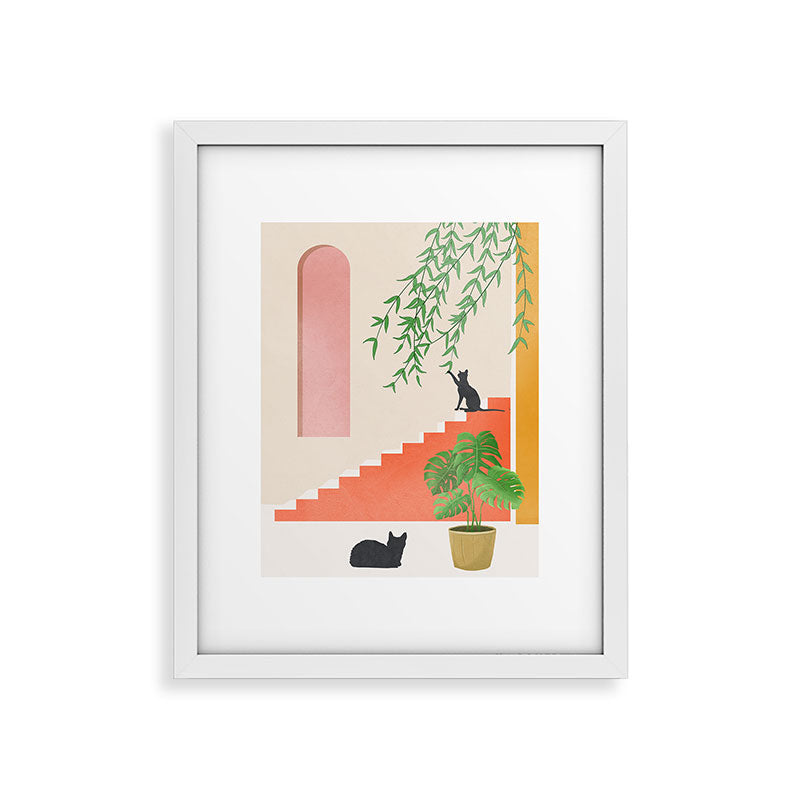 Cat Space II Framed Art Print Gallery Image 26