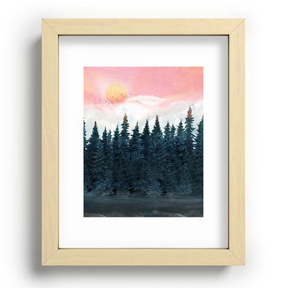 Forest Under the Sunset Framed Art Print Gallery Image 96