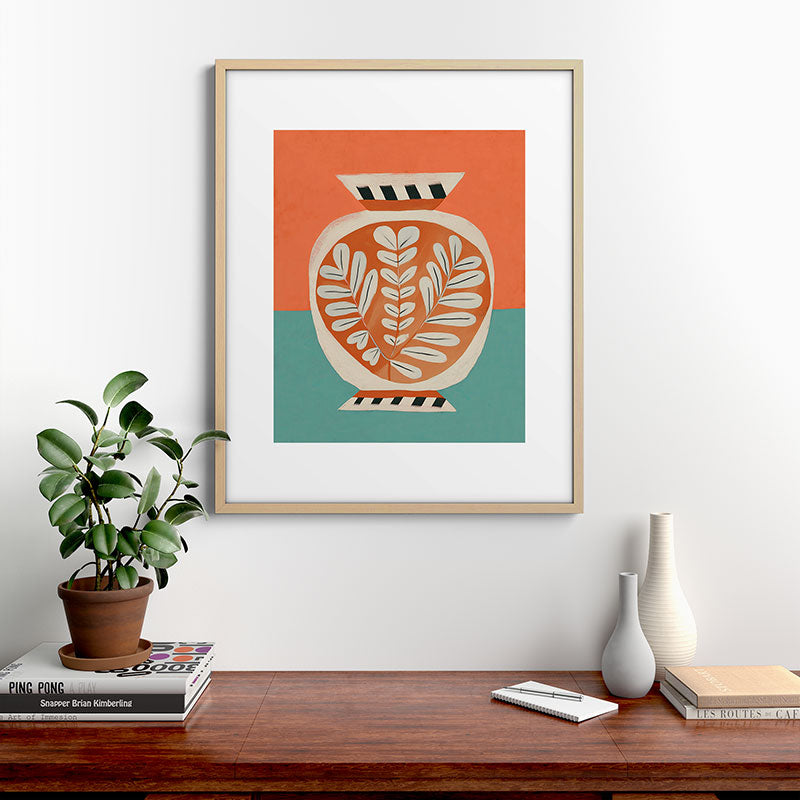 Golden Orchard Vase Framed Art Print Gallery Image 21