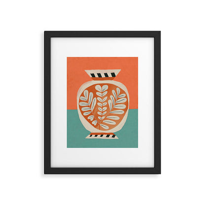 Golden Orchard Vase Framed Art Print Gallery Image 1