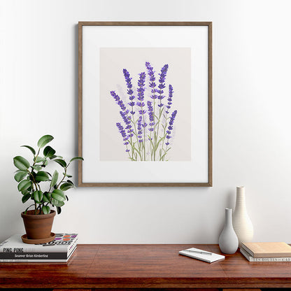 Lavender II Framed Art Print Gallery Image 14