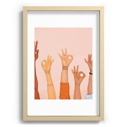 OK Framed Art Print Gallery Image 71