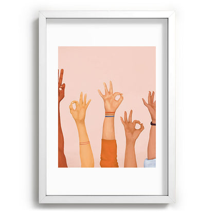 OK Framed Art Print Gallery Image 77