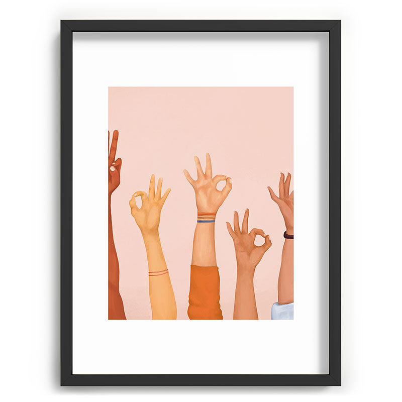 OK Framed Art Print Gallery Image 61