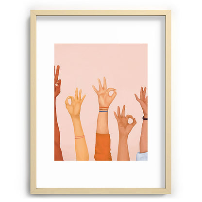 OK Framed Art Print Gallery Image 72