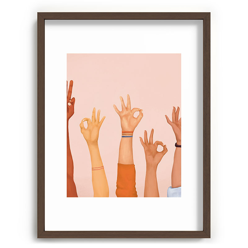 OK Framed Art Print Gallery Image 66
