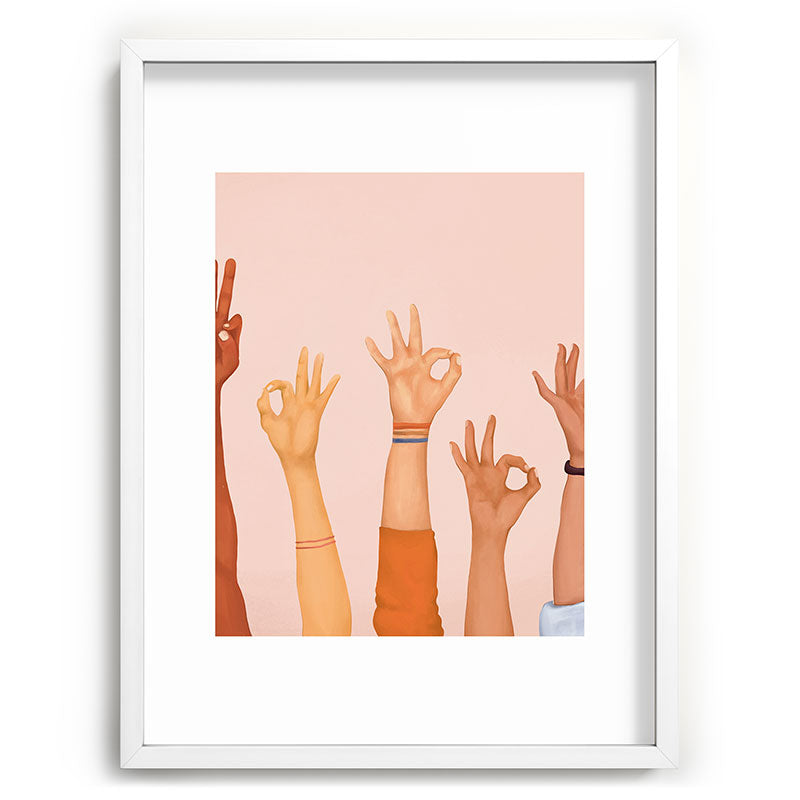 OK Framed Art Print Gallery Image 78