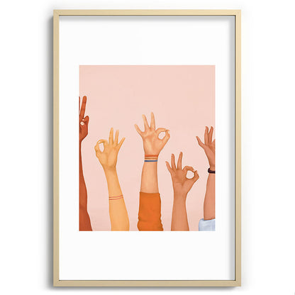 OK Framed Art Print Gallery Image 74