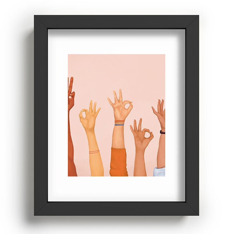 OK Framed Art Print Gallery Image 58