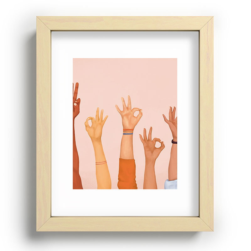 OK Framed Art Print Gallery Image 69