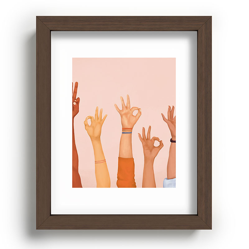 OK Framed Art Print Gallery Image 63
