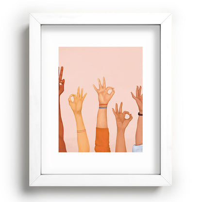 OK Framed Art Print Gallery Image 75