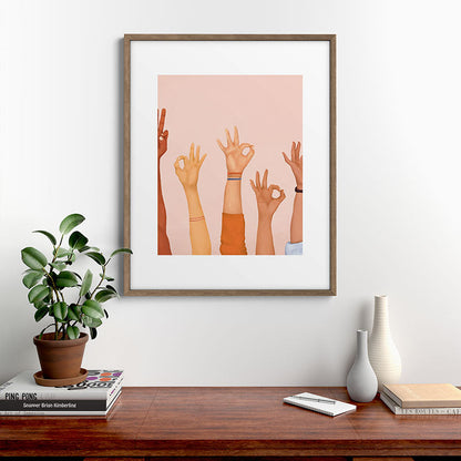 OK Framed Art Print Gallery Image 14