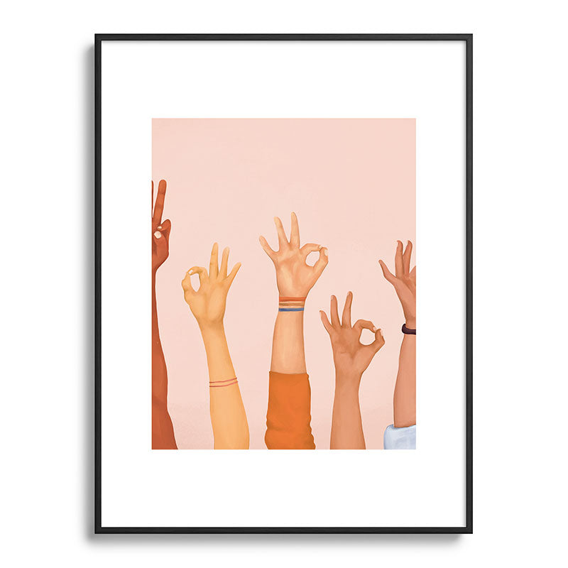 OK Framed Art Print Gallery Image 85